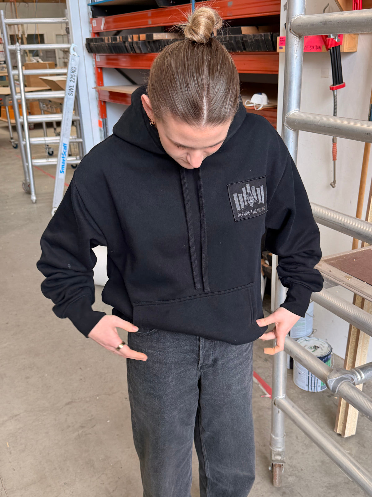 Before the Drums Ladies Hoodie